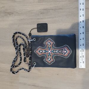 PG Leather Crossbody Purse